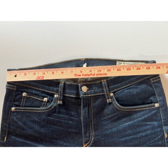 Rag & Bone Kensington dark blue wash skinny straight jeans 31 stretch mobwife - Picture 8 of 11